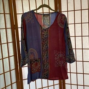 SHAYBALI  TOP  rayon size L